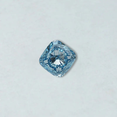 Diamant de laboratoire taille coussin bleu de 5,00 carats