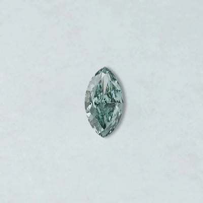 Diamant de laboratoire taille marquise vert de 1,25 carat