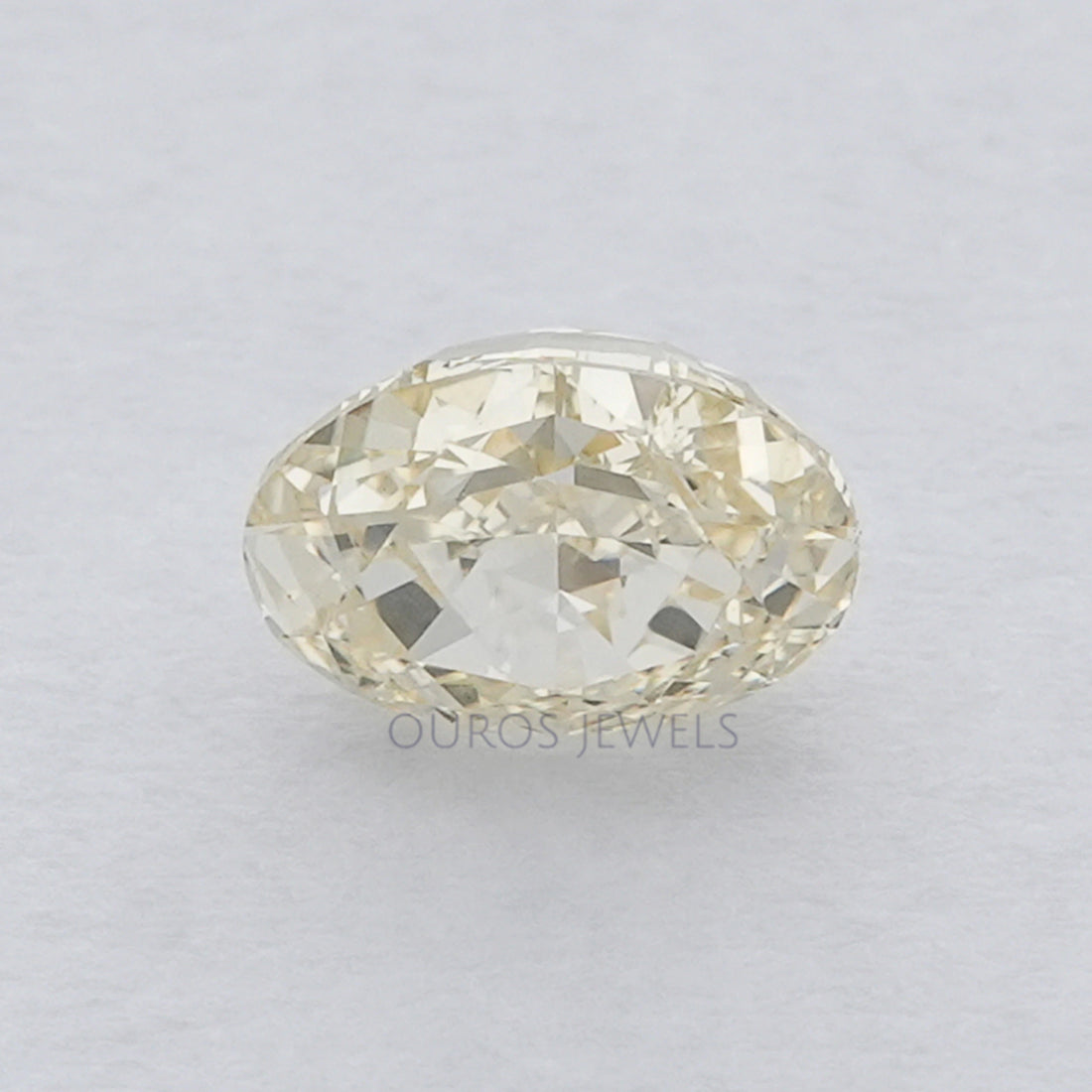Fancy Yellow Oval Cut Lab Grown Diamond