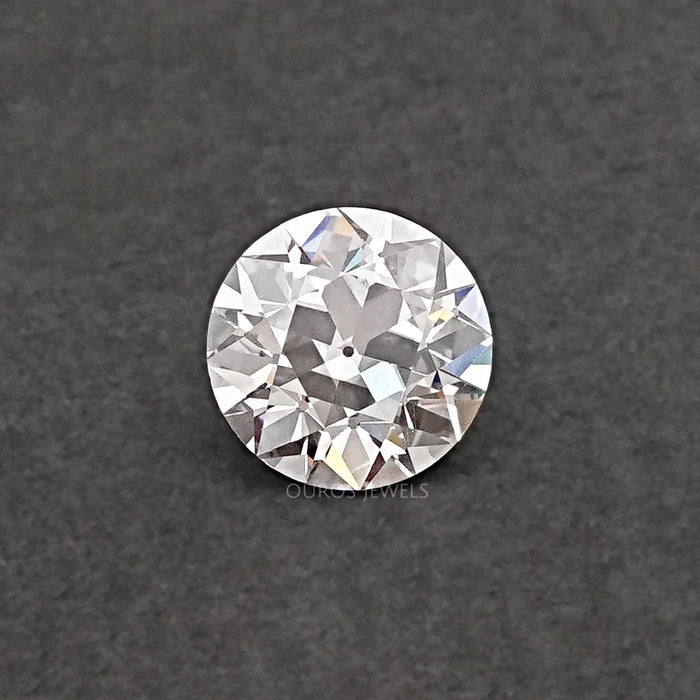 Flower Pattern Old European Round Cut Diamond