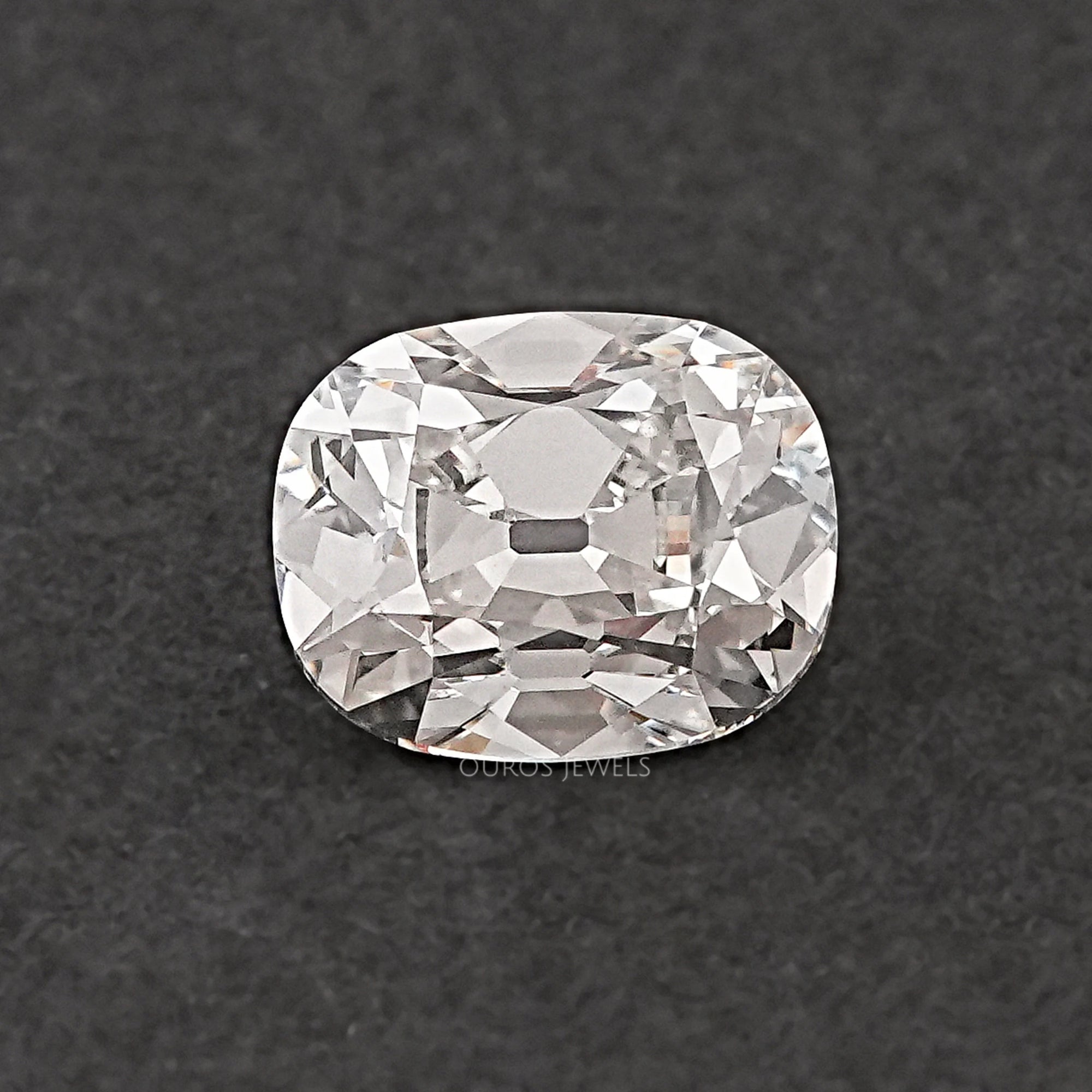 Stunning Old Mine Cushion Cut Lab Grown Diamond GH Loose