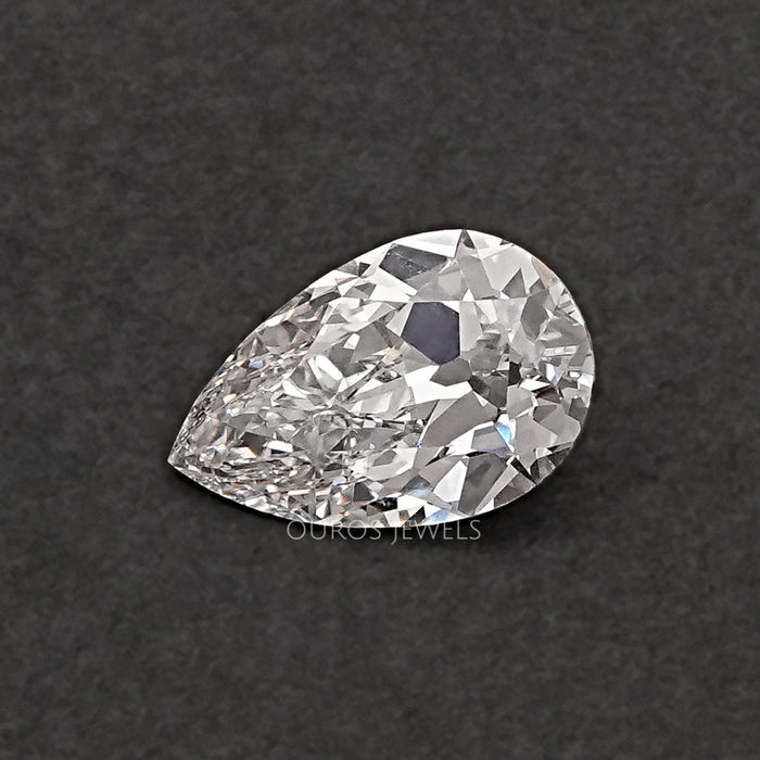 Old Cut Pear Shaped Lab Grown Diamond