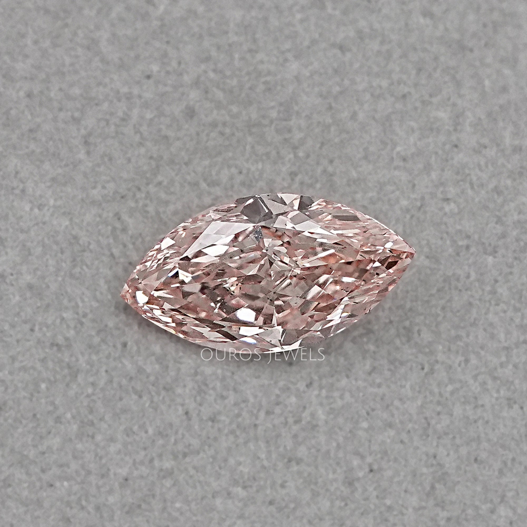 4.00 CT Fancy Pink Marquise Cut Lab Diamond