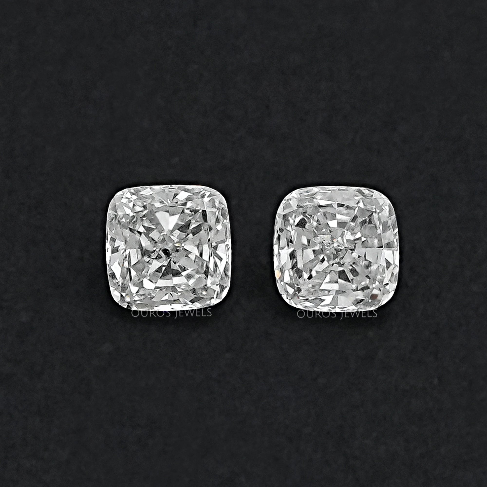 Cushion Cut Lab Diamond Matching Pair Loose
