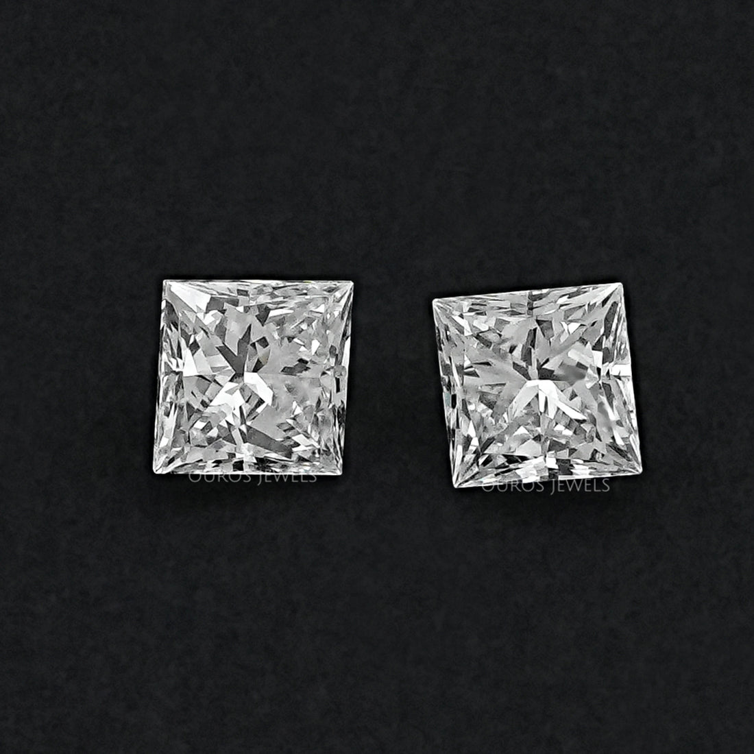 Princess Cut Lab Grown Diamond Pair Loose
