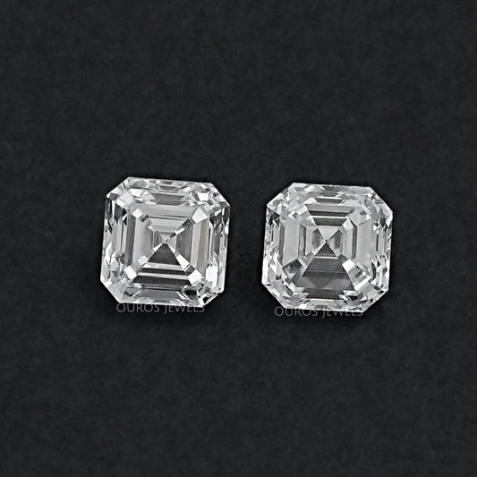Asscher Cut Loose Lab Diamond Pair Loose