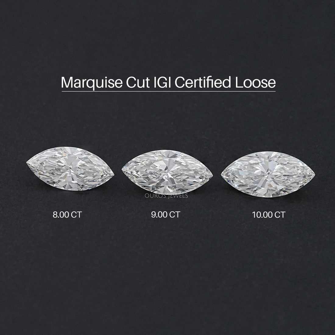 Certified Marquise Cut Lab Grown Diamond Loose