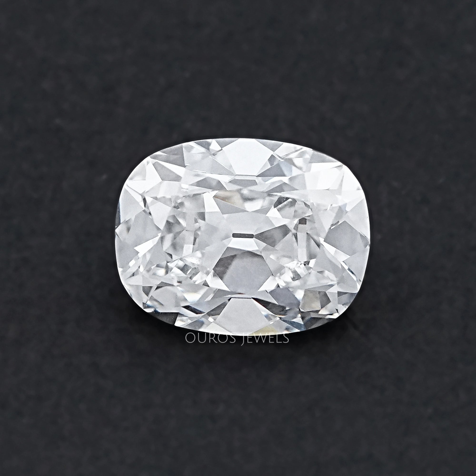 6.00 Carat Old Mine Cushion Cut Lab Grown Diamond Loose