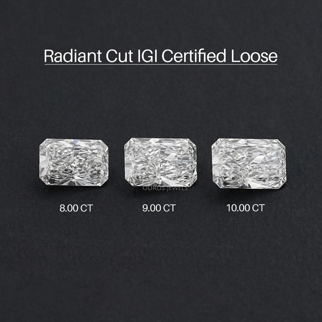 IGI Certified Radiant Cut Lab Grown Diamond Loose