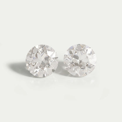 Old European Round Lab Diamond Pair Loose