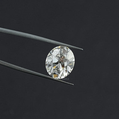 9.13 CT Old Mine Oval Cut Lab Grown Diamond Loose