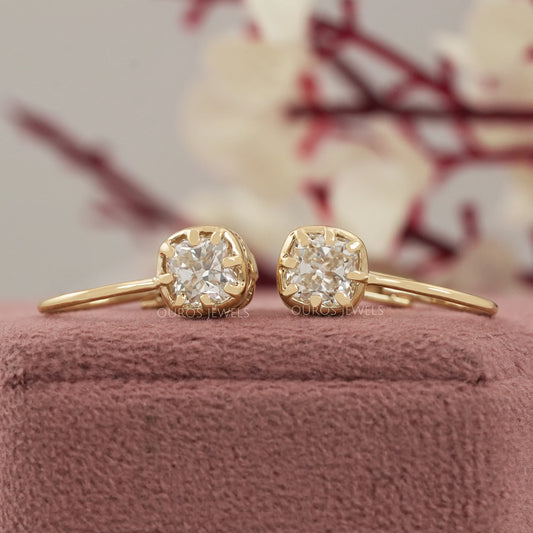 Cushion Lab Diamond Drop Dangle Earring