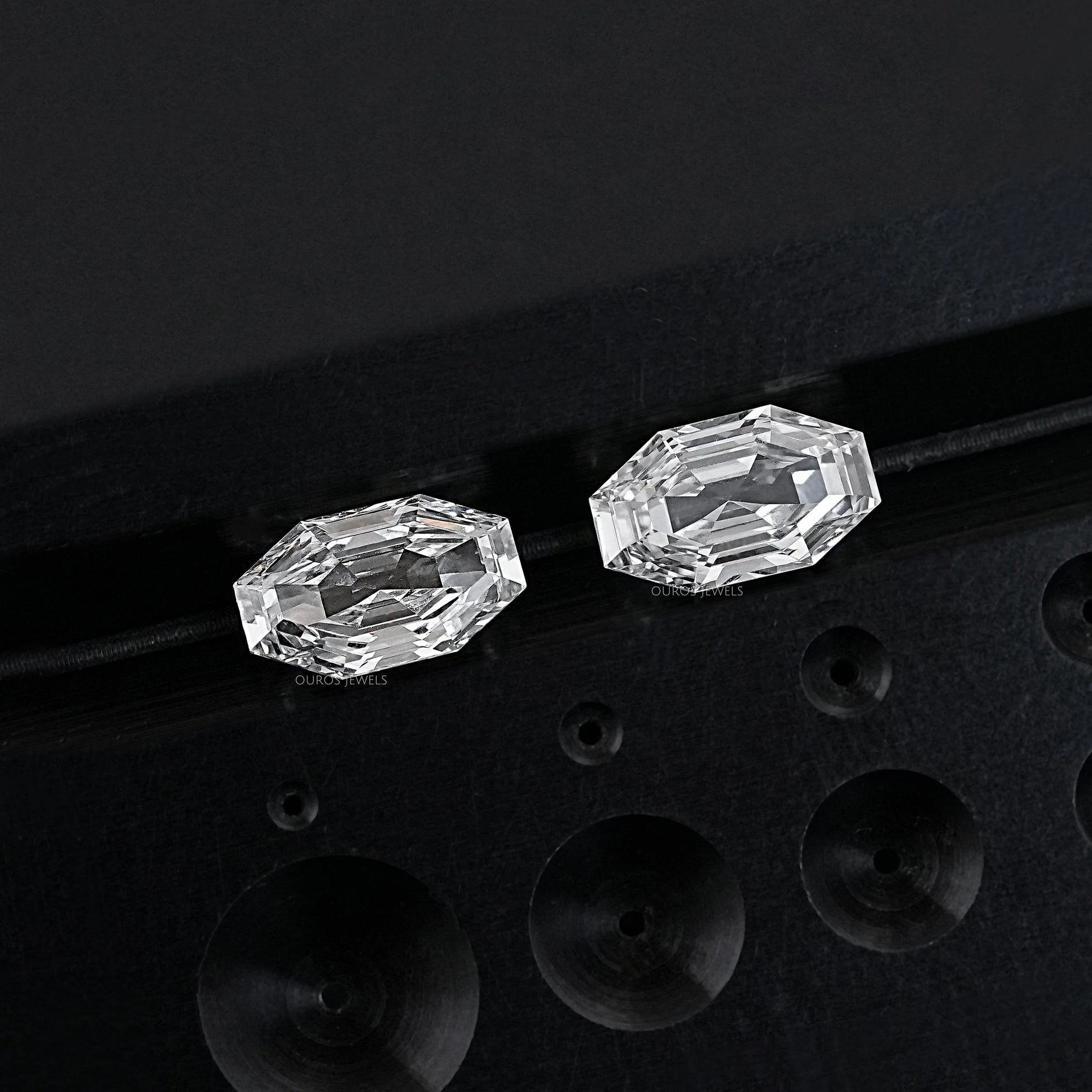 Step Cut Octagon Lab Diamond Matching Pair Loose