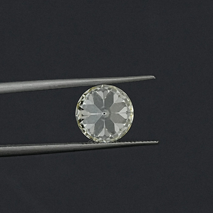 Flower Pattern Old European Round Cut Loose