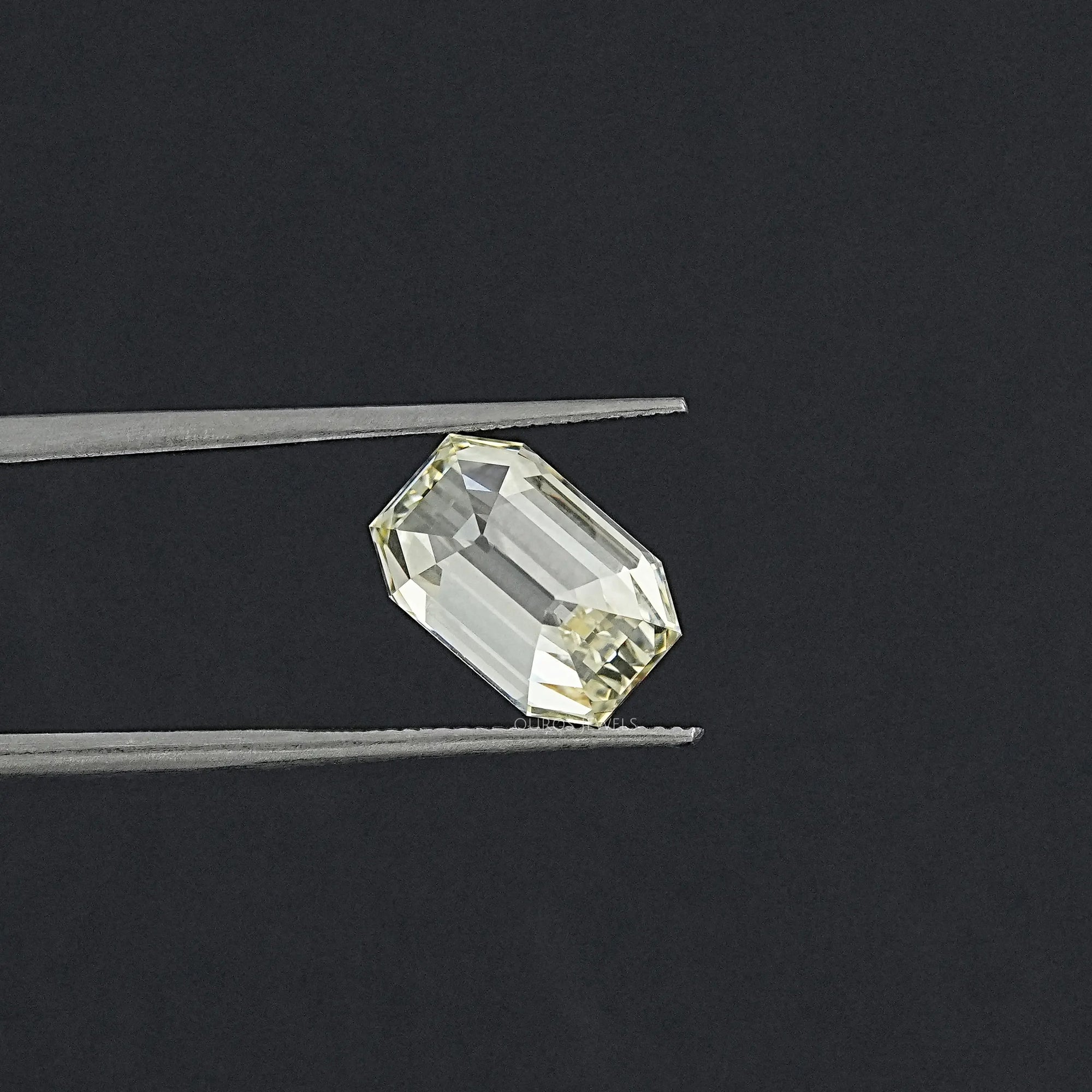 Old Mine Emerald Cut Lab Grown Diamond Loose