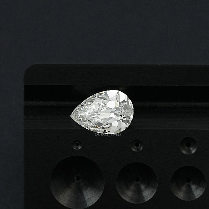 Old Mine Pear Cut Lab Grown Loose Diamond