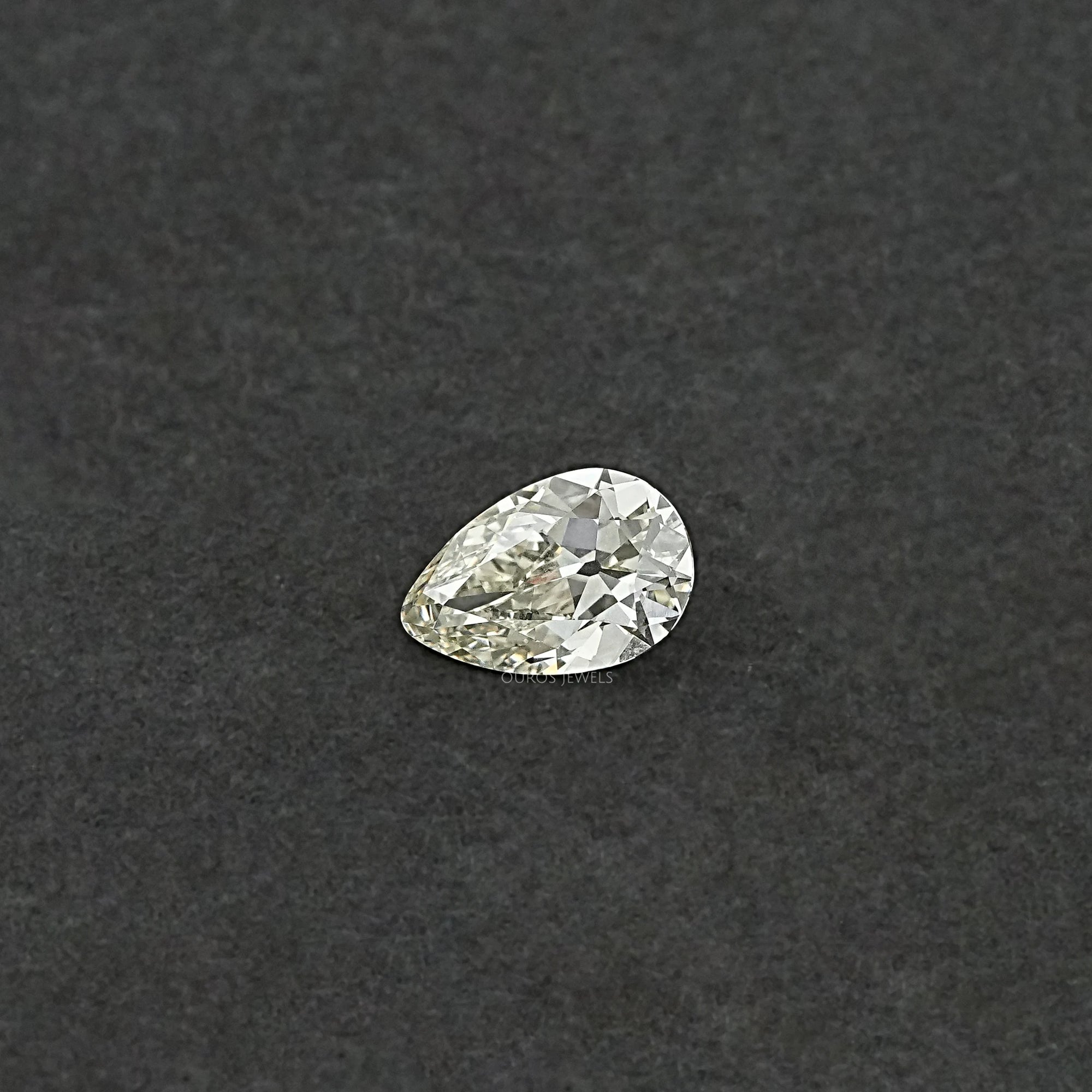 Old Cut Pear Shaped Lab Grown Diamond Loose