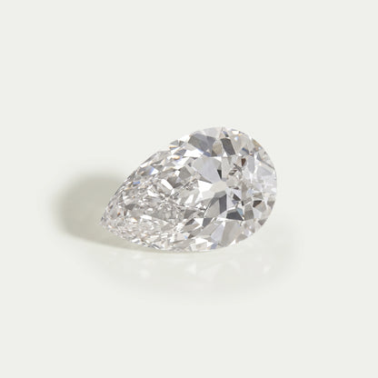 Old Cut Pear Shaped Lab Grown Diamond Loose