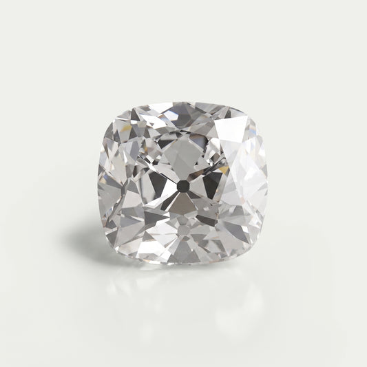 Diamant coussin carré cultivé en laboratoire en vrac, provenant d'une ancienne mine 