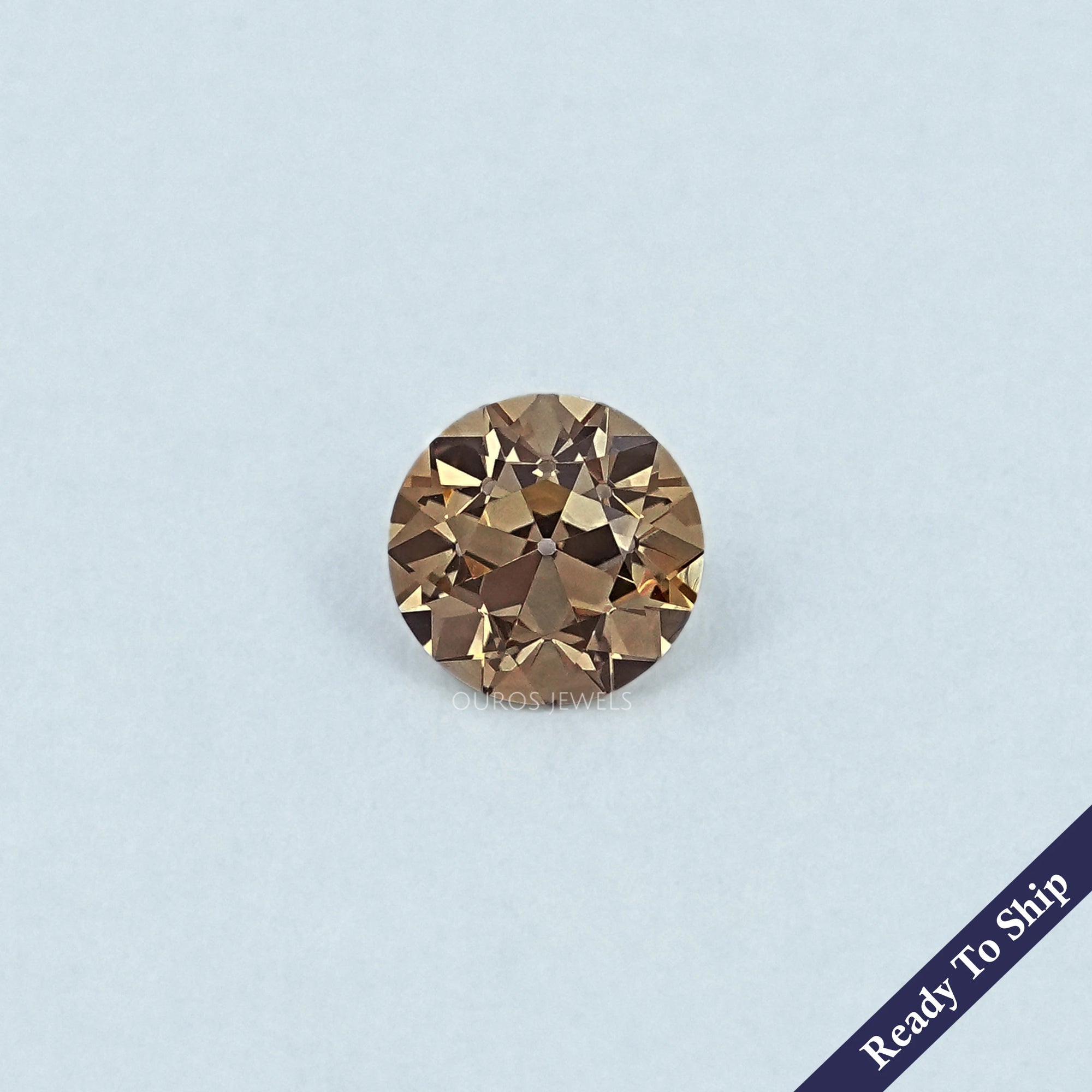 Old European Cut Round Diamond Champagne Loose Loose