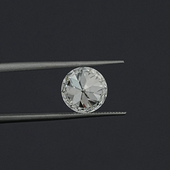 Flower Pattern Old European Round Cut Loose Diamond