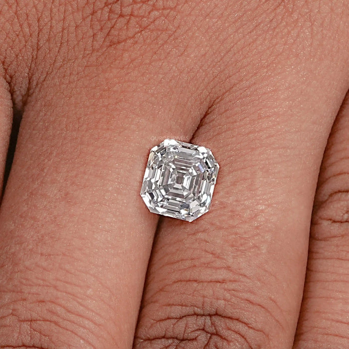 Old Mine Asscher Cut Lab Grown Diamond