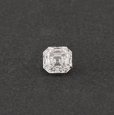 Diamant de laboratoire de taille Asscher d'une ancienne mine