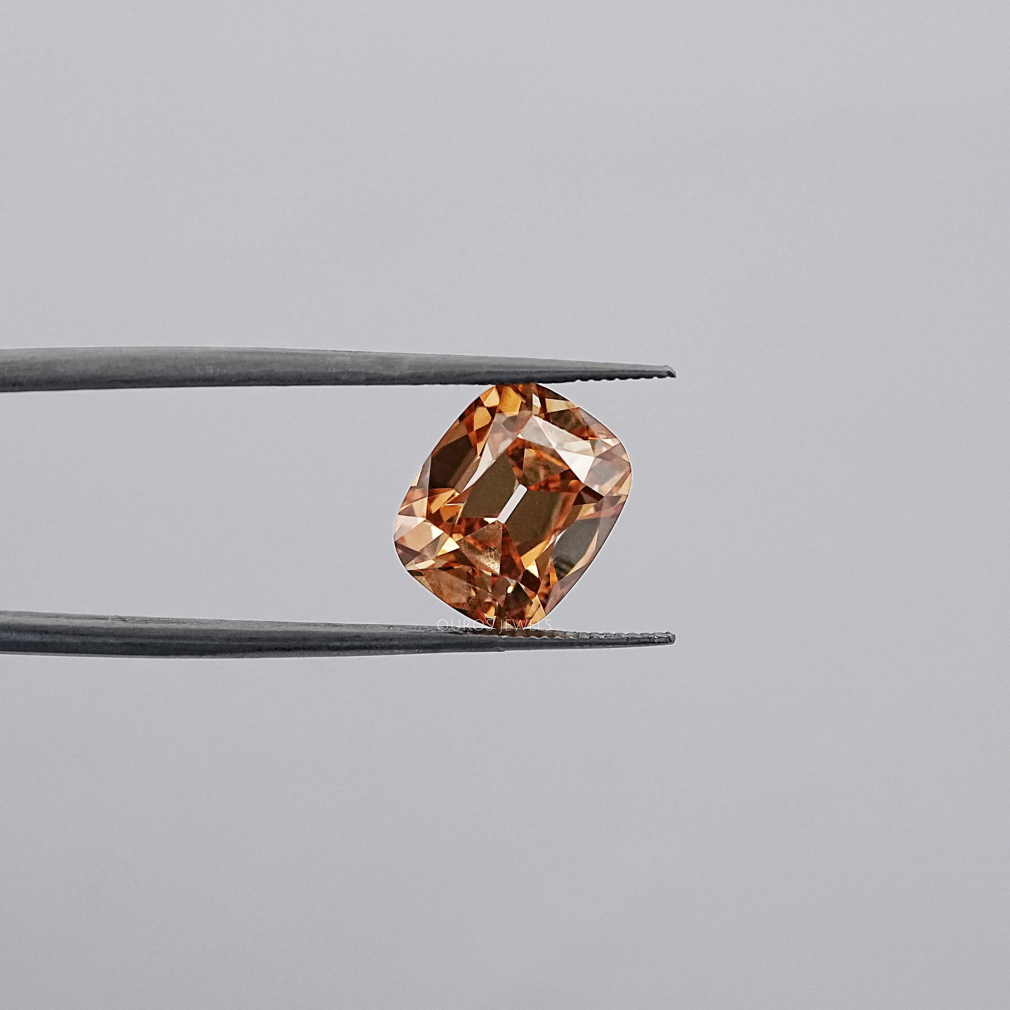 Old Mine Cushion Champagne Lab Grown Diamond Loose