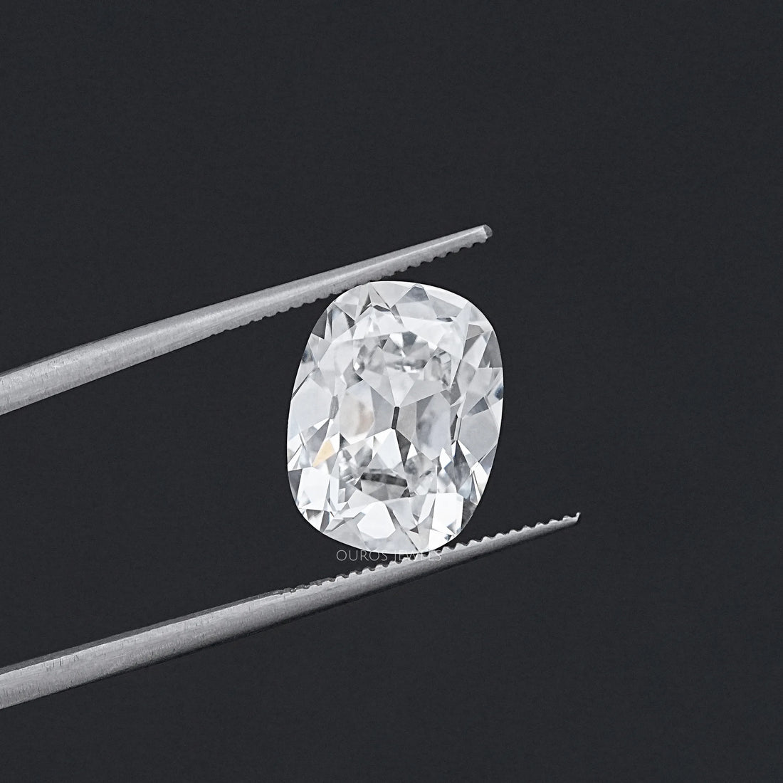 6.00 Carat Old Mine Cushion Cut Lab Grown Diamond Loose