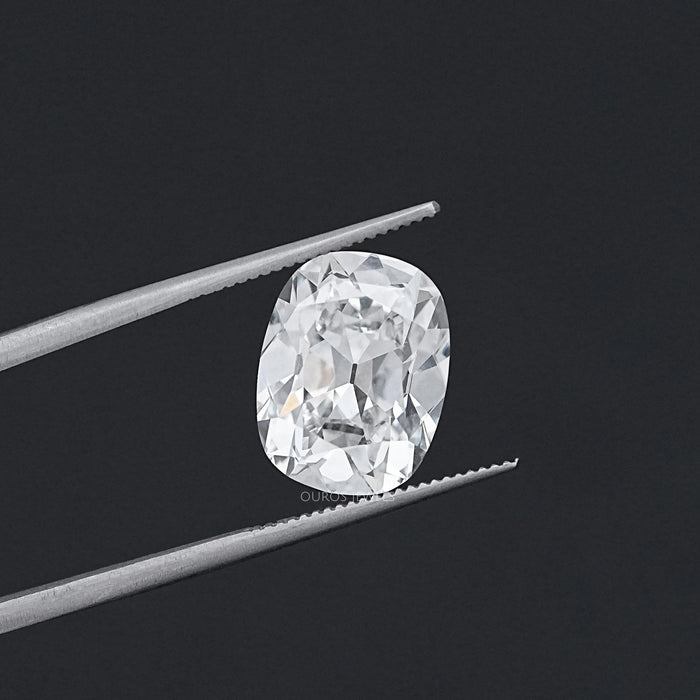 6.00 Carat Old Mine Cushion Cut Lab Grown Diamond