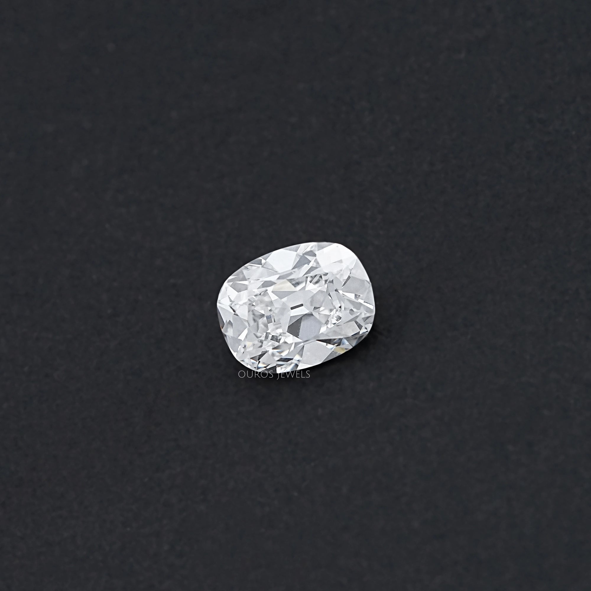 6.00 Carat Old Mine Cushion Cut Lab Grown Diamond Loose