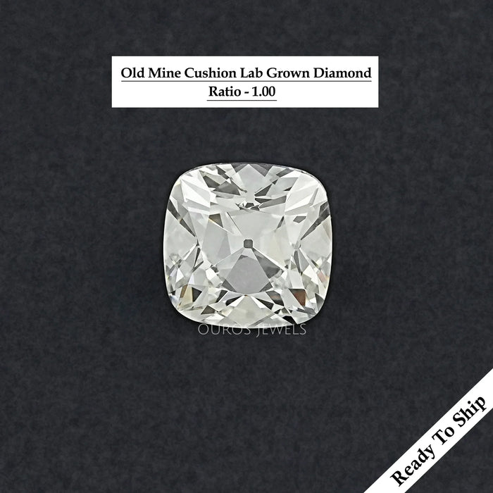 Lab Diamond Old Mine Cushion Cut Loose