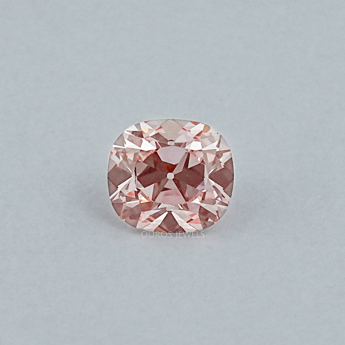 Fancy Vivid Pink Old Mine Cushion Lab-Diamond Loose