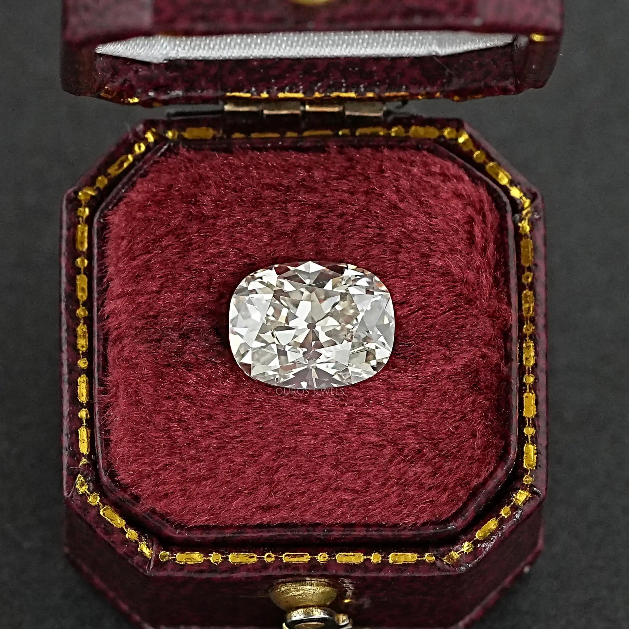 Old Mine Cushion Cut Lab Diamond J To Z VS Loose