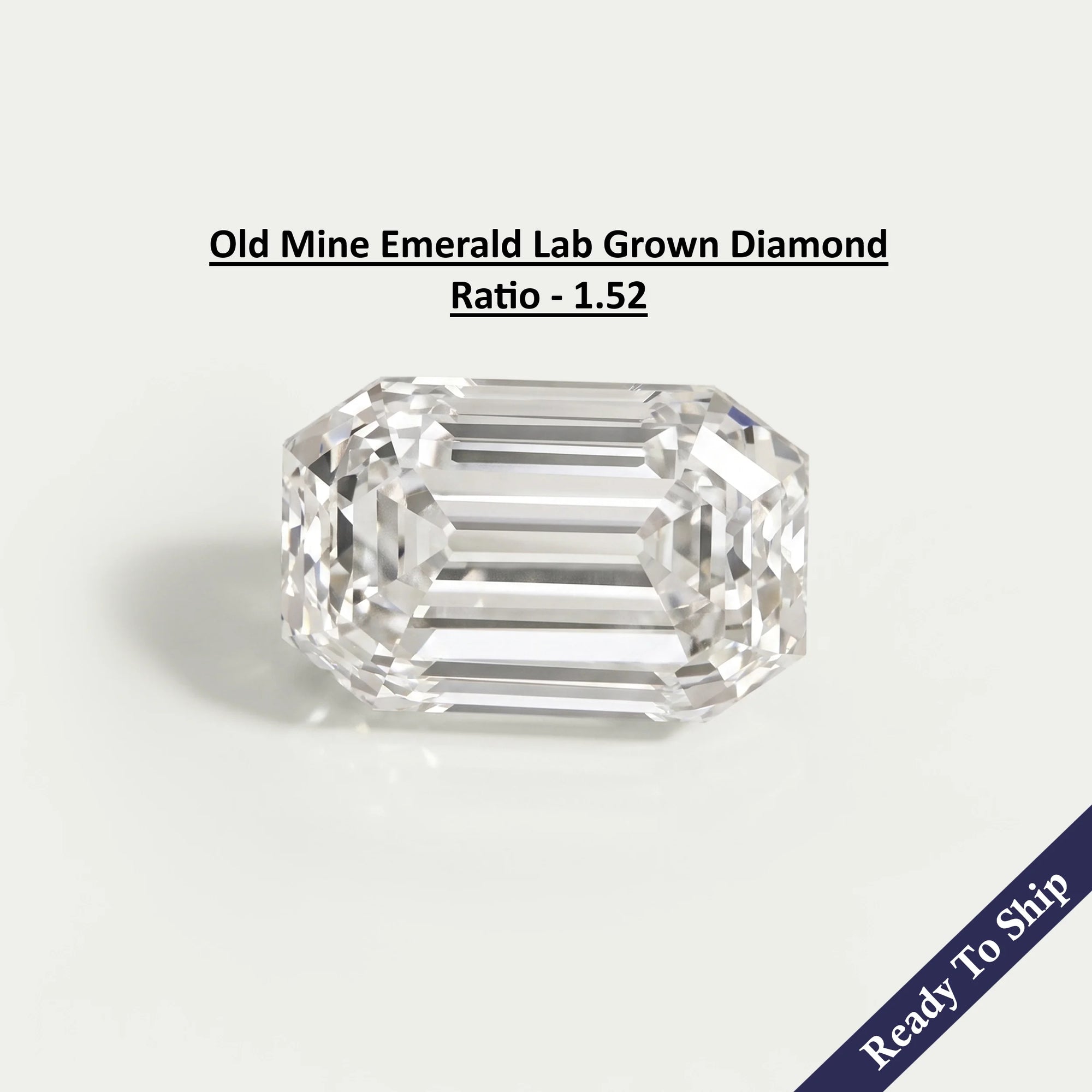 Old Mine Emerald Lab Grown Loose Diamond Loose