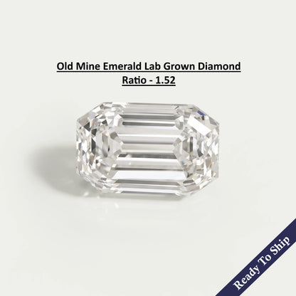 Old Mine Emerald Lab Grown Loose Diamond Loose