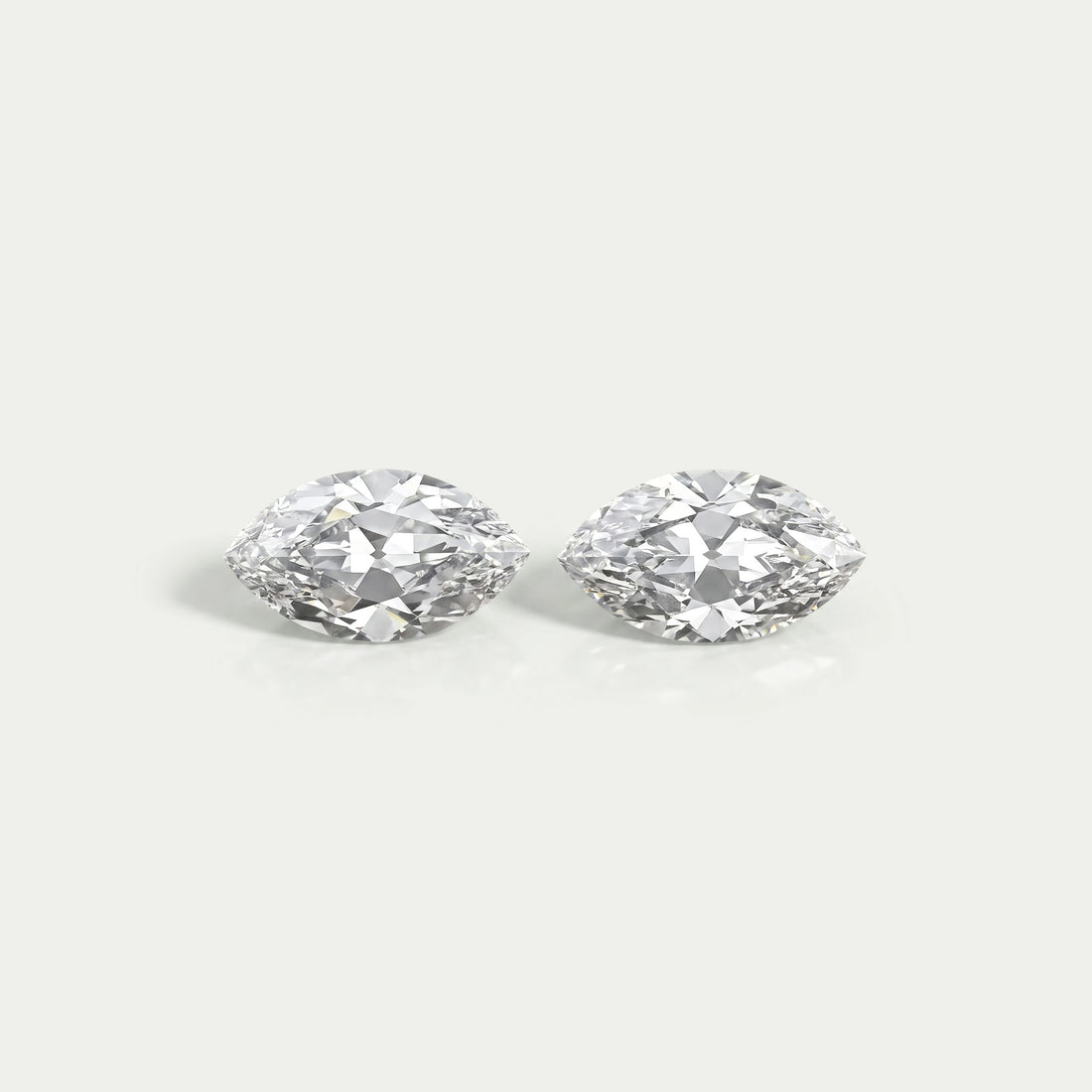 Old Mine Marquise Lab Diamond Matching Pair Loose