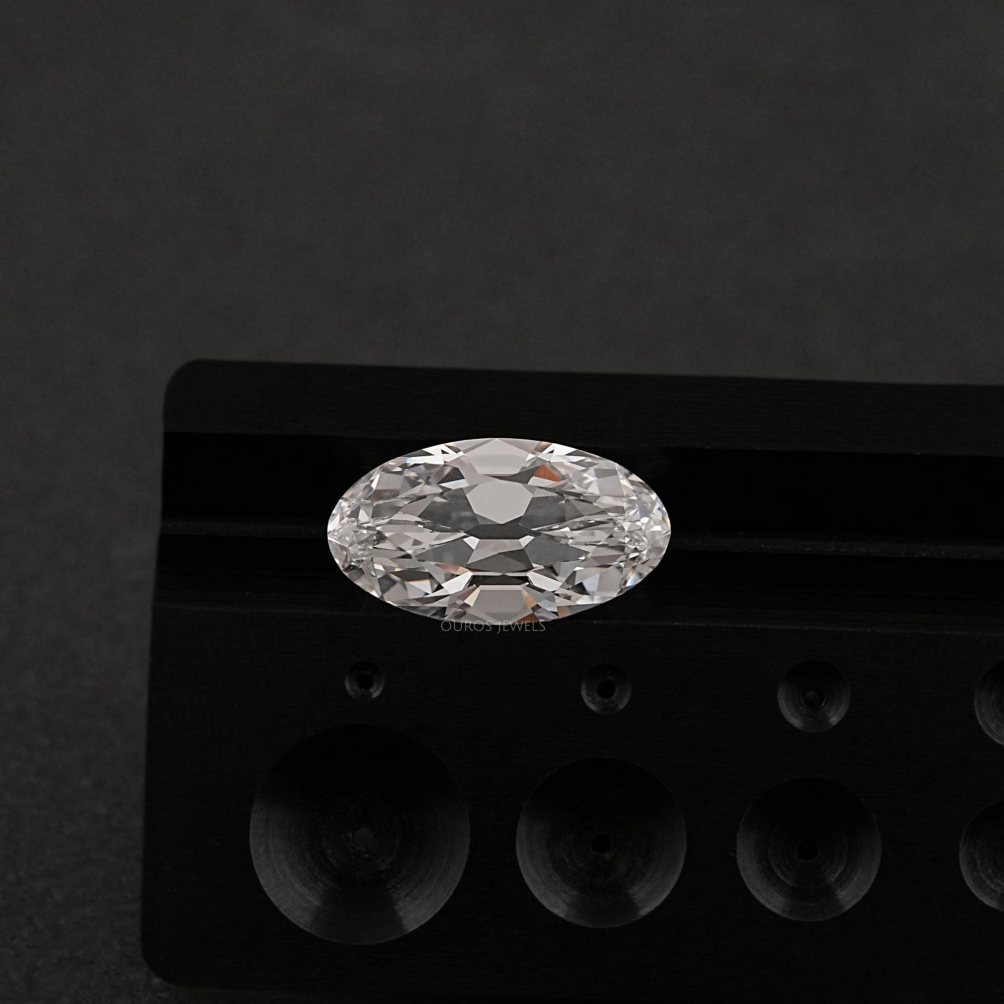 Old Mine Moval Cut Lab Grown Diamond - 6.25 Carat