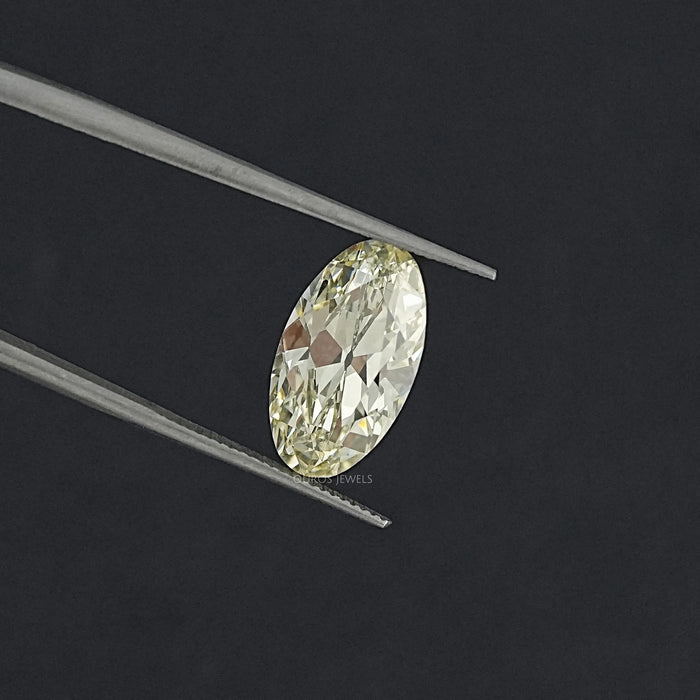 3.40 CT Old Mine Moval Cut Loose Diamond