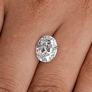 Old Mine Oval Cut Lab Grown Diamond