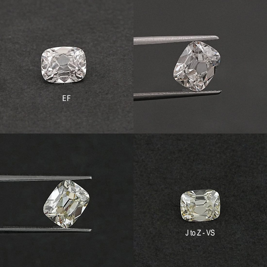 Old Mine Cushion Cut Lab Grown Diamond