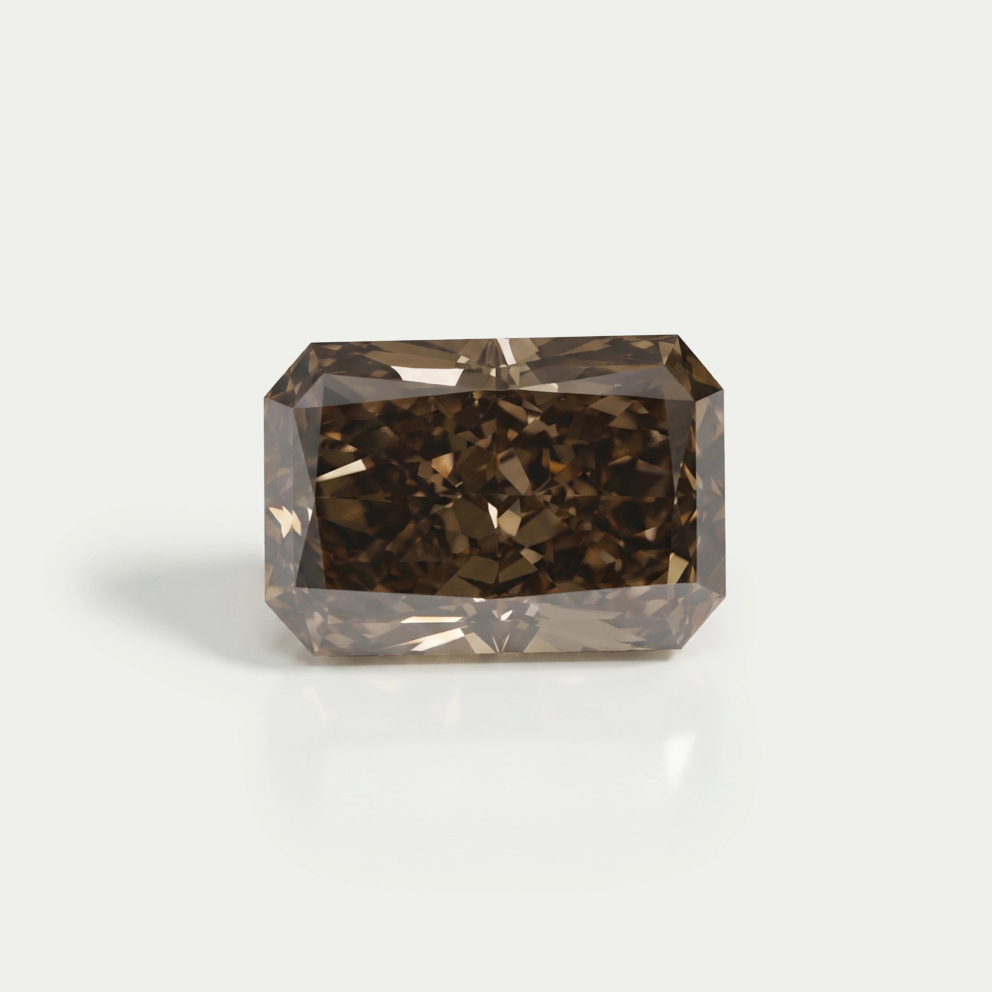 1.65 Carat Olive Radiant Cut Lab Grown Diamond