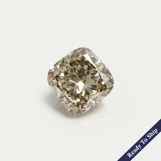 Olive Cushion Cut Loose Diamond Loose