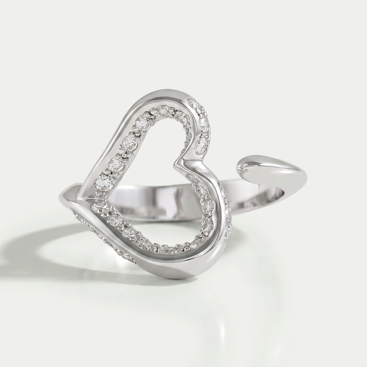 Open Heart Lab Diamond Cuff Ring Ring