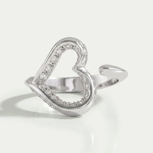 Open Heart Lab Diamond Cuff Ring