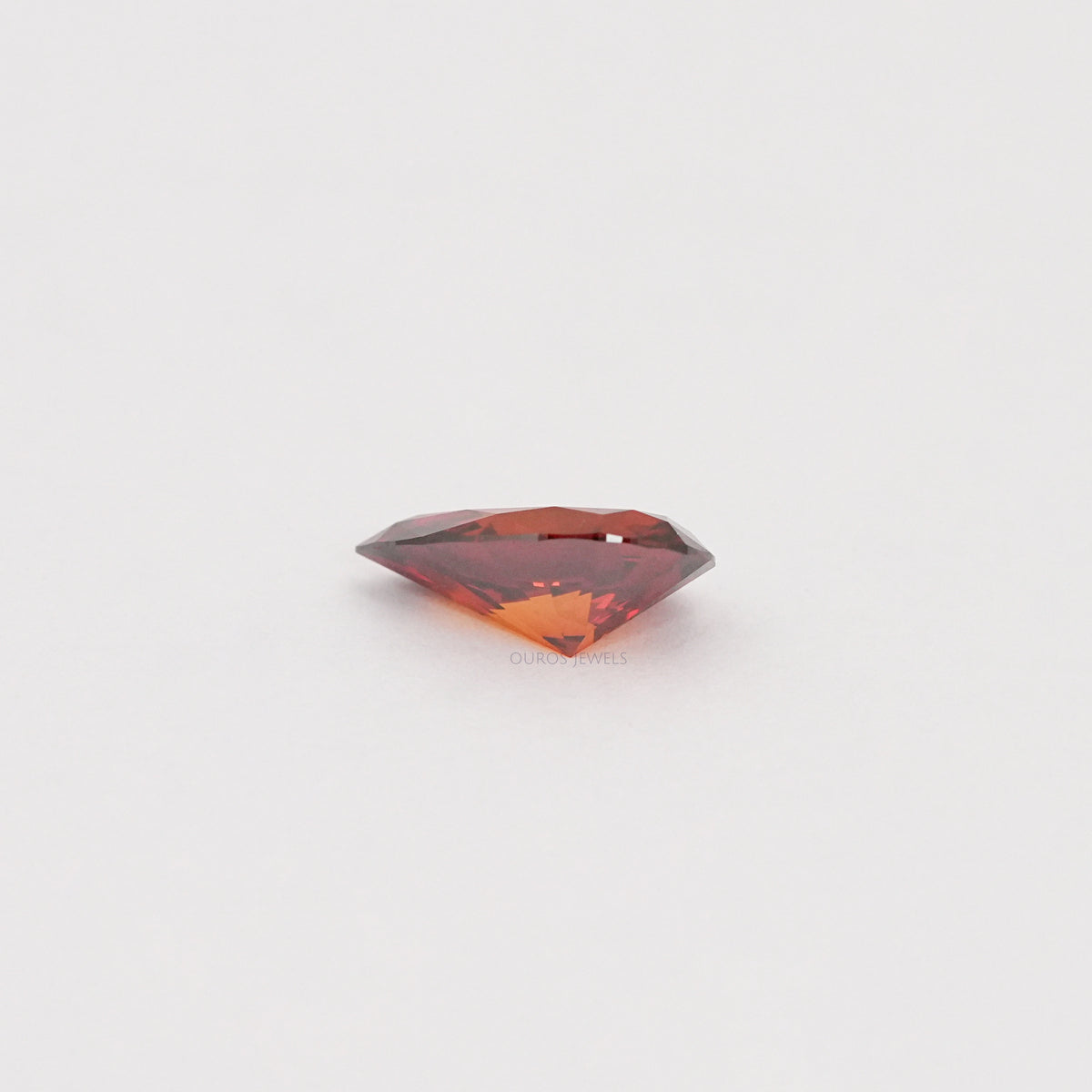 Red Pear Cut Lab Diamond Loose Loose