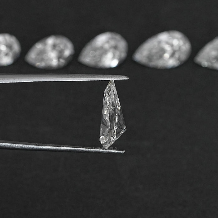 Diamant taillé en poire, cultivé en laboratoire et certifié IGI