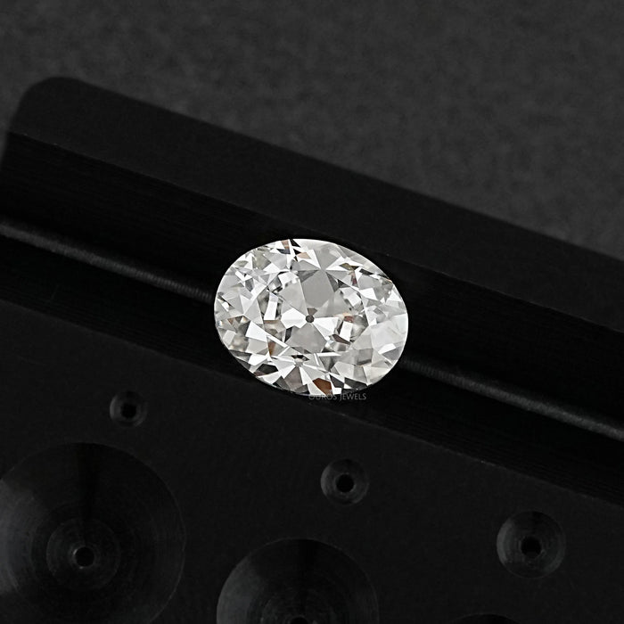 Old Mine Oval Cut Lab Grown Diamond