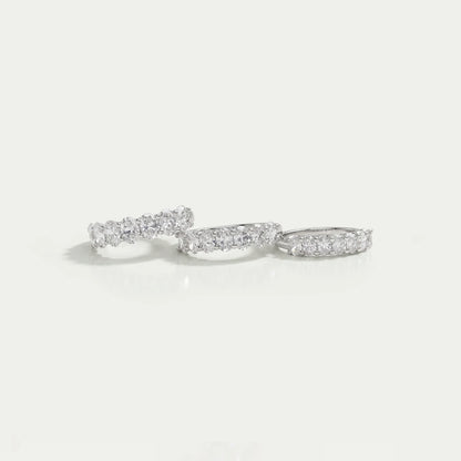 Oval Cut Lab Grown Diamond Seven Stone Anniversary Ring Rings