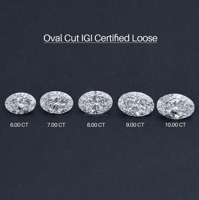 Oval Cut Lab Grown Loose Diamond